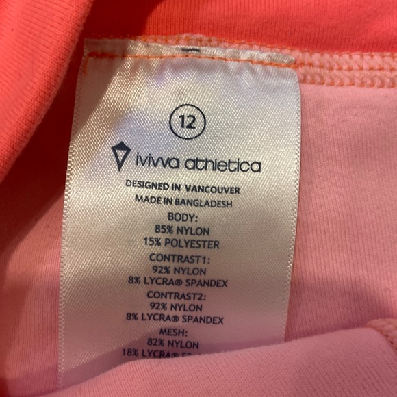 Ivivva Peach Plaid Skort - Picture 4 of 4